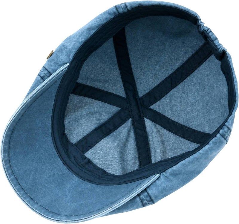 VOBOOM Cotton Flat Cabbie Hat Gatsby Ivy Irish Hunting Newsboy Cap - Image 5